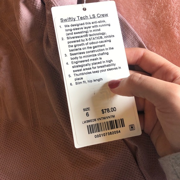 lululemon athletica Tops - Lululemon Swiftly tech long sleeve